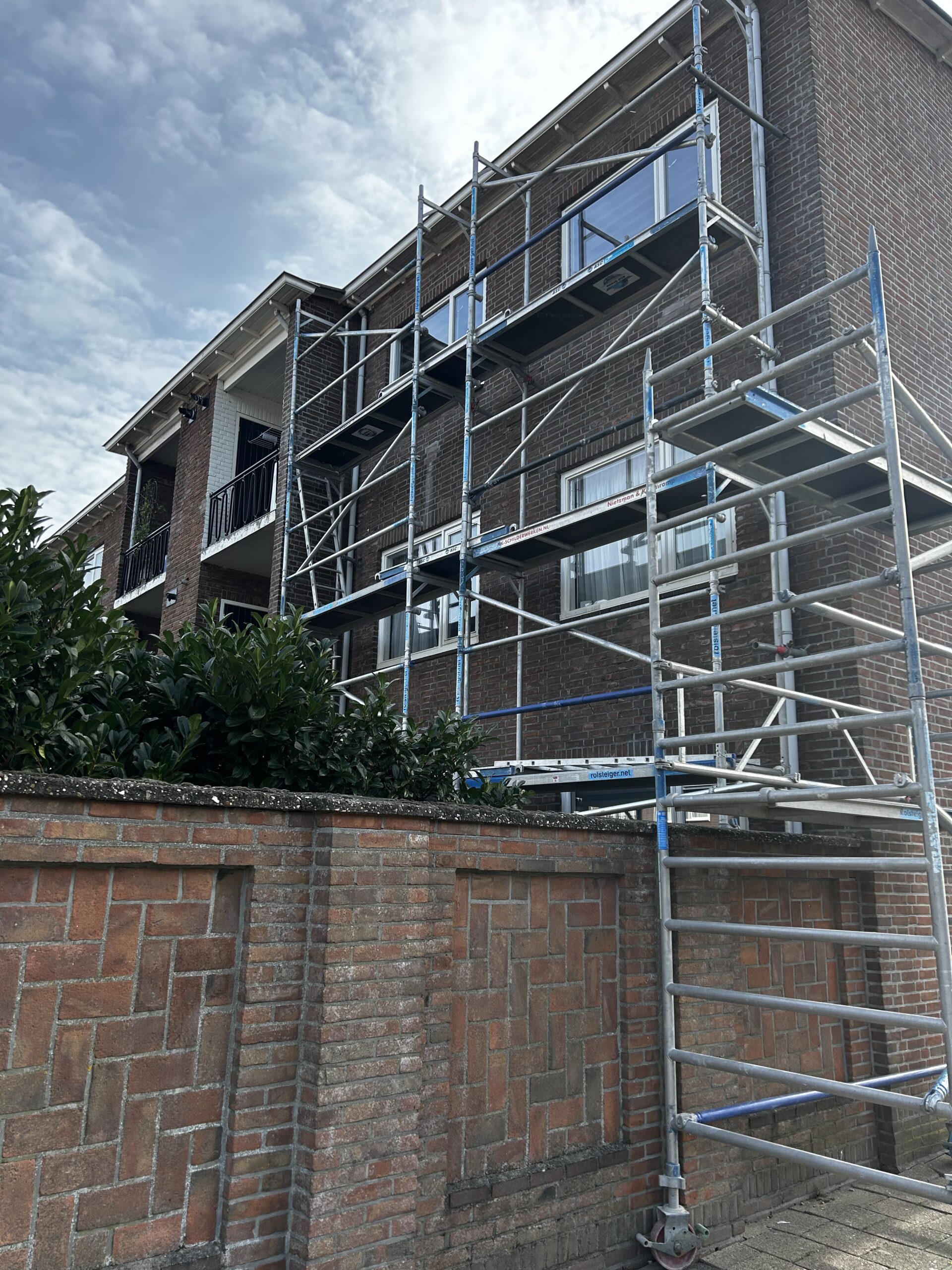 gevelrenovatie flat den helder